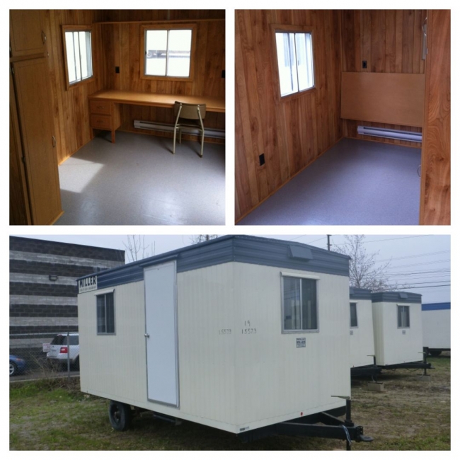 Spacious mobile office from Miller Office Trailers in Mississauga, ON