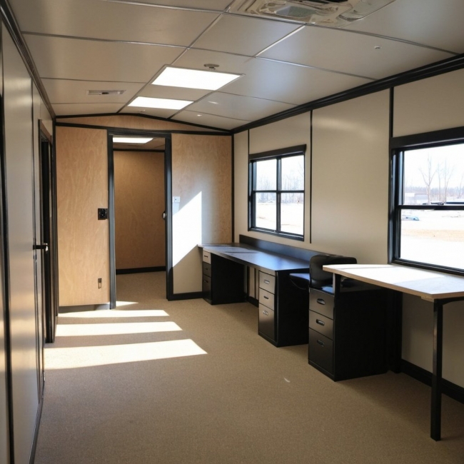 Well-equipped office space trailers from Miller Office Trailers in Mississauga, ON