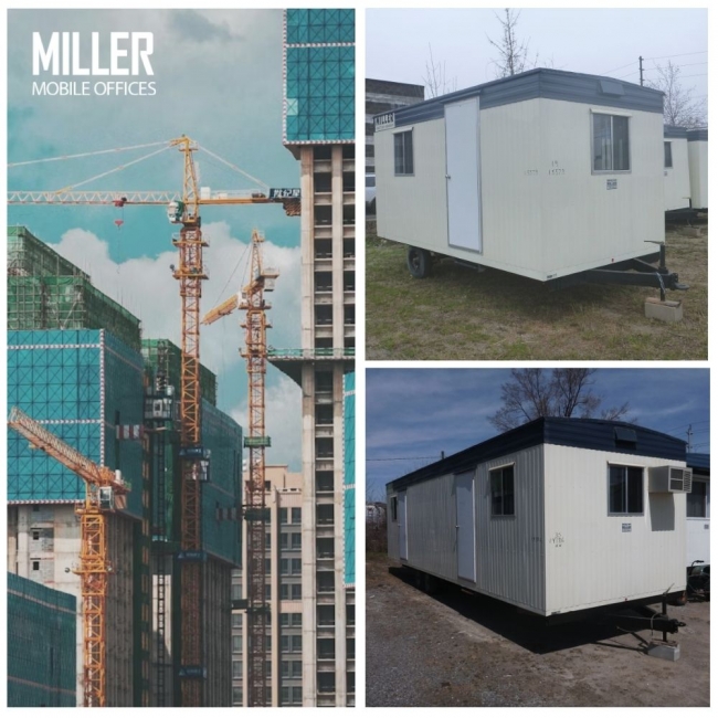Exceptional construction trailers in the GTA from Miller Office Trailers in Mississauga, Ontario.