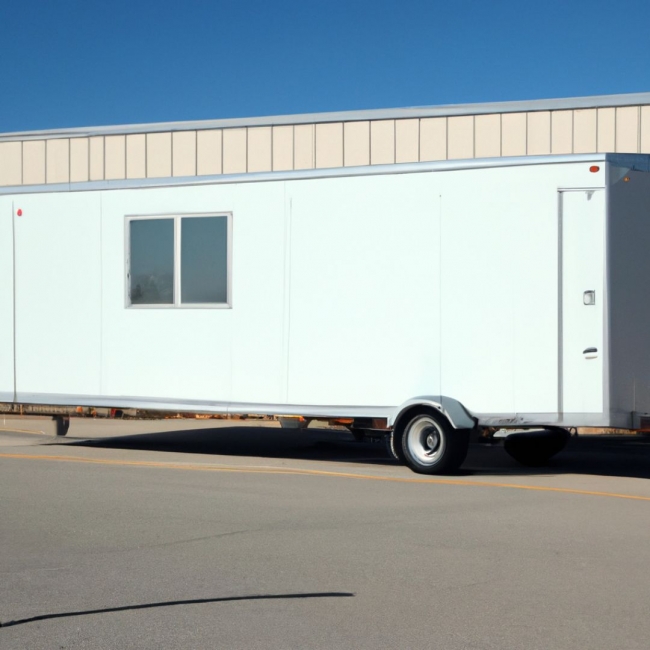 Office space trailer by Miller Office Trailers
