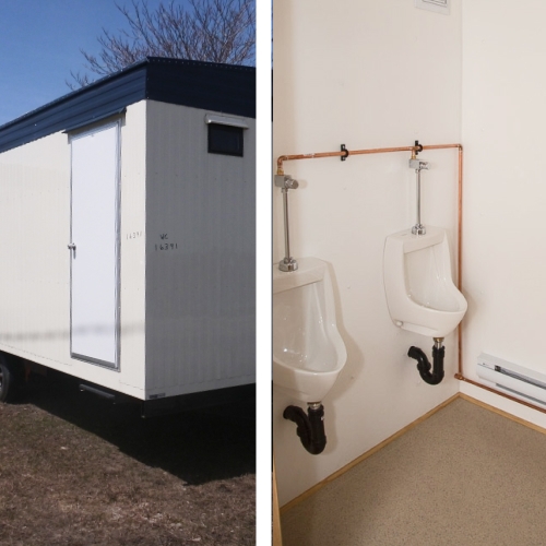 Affordable and top-quality washroom trailers from Miller Office Trailers in Mississauga, Ontario