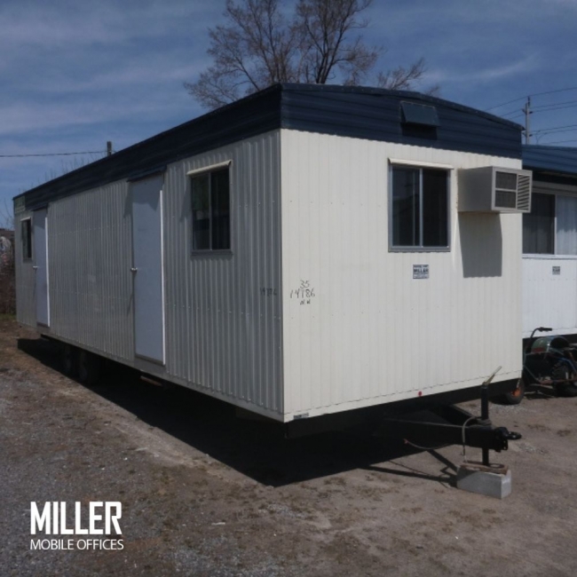 The best site office from Miller Office Trailers in Mississauga, Ontario.