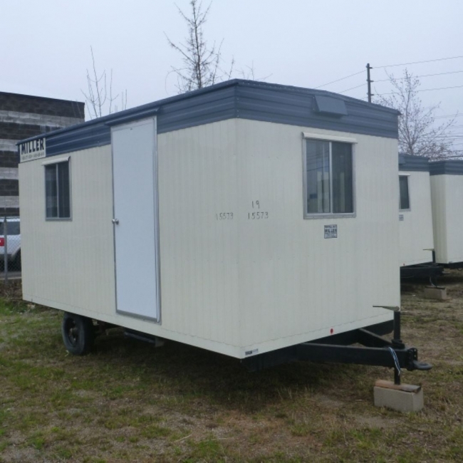 Custom mobile trailers from Miller Office Trailers in Mississauga, Ontario.