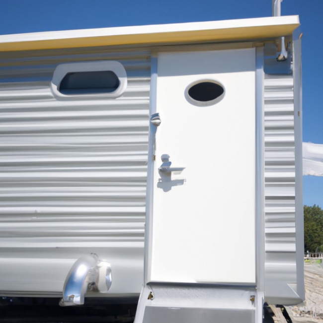 washroom trailers by Miller Office Trailers