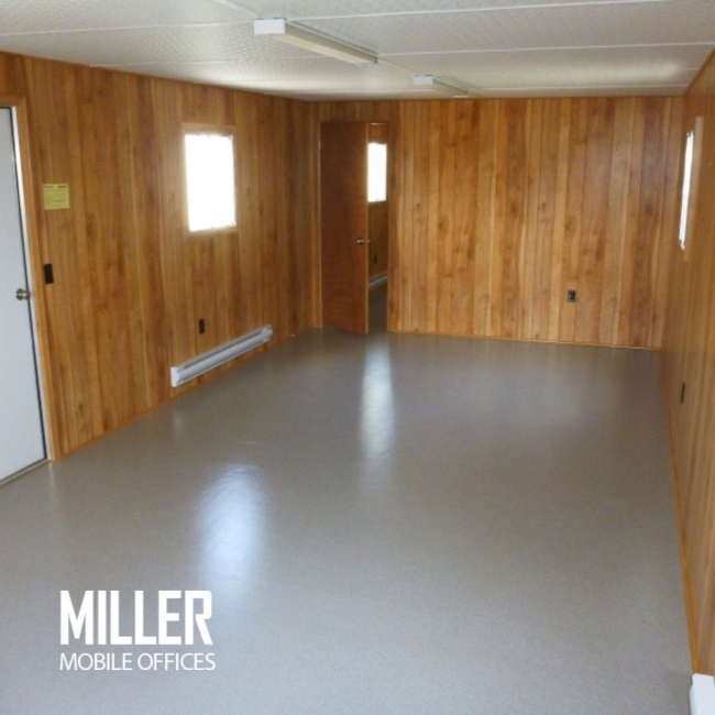 Custom mobile office from Miller Office Trailers in Mississauga, Ontario.